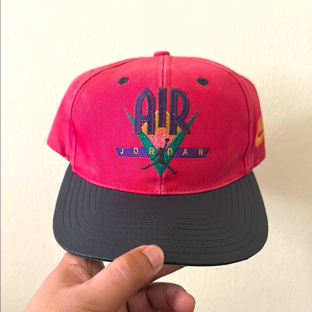 Jordan Red and Black Snapback Hat